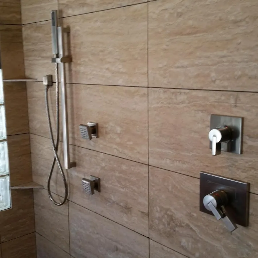 Shower fixture installation for Water Heater Replacement in Benicia